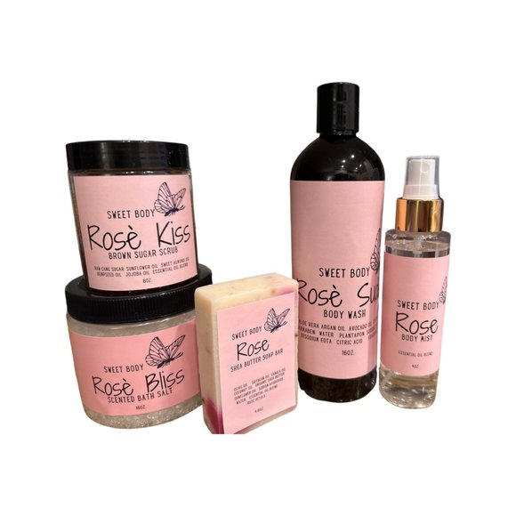 Sweet Body Rose Brown Sugar Scrub 8oz - Picture 2 of 8